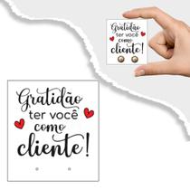 100 Tags para Brinco Com furo para encaixar o brinco Tam. 5x4,5 Cm