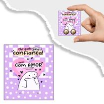 100 Tags para Brinco Com furo para encaixar o brinco Tam. 5x4,5 Cm