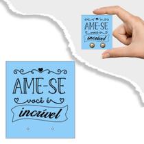 100 Tags para Brinco Com furo para encaixar o brinco Tam. 5x4,5 Cm