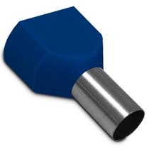 100 Terminal Pré-Isolado Tubular Duplo 16mm² Azul TE1614