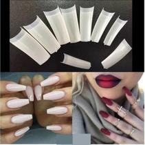 100 Tips Bailarina Ponta Sorriso Tip Top Unha Barata