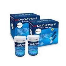 100 Tiras de Medição de Glicose (2 TUBETES)- On Call Plus 2