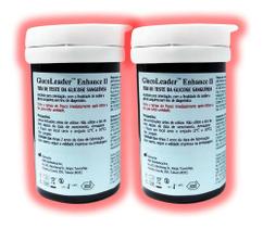 100 Tiras Glicemia Glucoleader Enhance Fitas Glicose Diabete 100 Tiras Glicemia Glucoleader Enhance Fitas Glicose Diabete