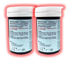 100 Tiras Glicemia Glucoleader Enhance Fitas Glicose Diabete 100 Tiras Glicemia Glucoleader Enhance Fitas Glicose Diabete