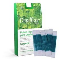 100 Tiras Sobrancelha Depilação Fria Facial Buço Hortelã Depilflax 100 Tiras Sobrancelha Depilação Fria Facial Buço Hortelã Depilflax