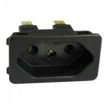 100 Tomada Fêmea Preta 3 Pinos 10a Margirius Painel Aparelho