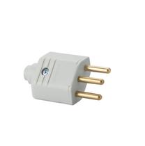 100 Tomada Pino Plugue Branco 3 Pinos 10a Margirius