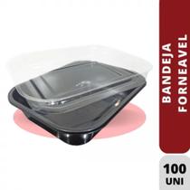 100 Un Assadeira Forneável G240 Bolo Torta 800ml Galvanotek