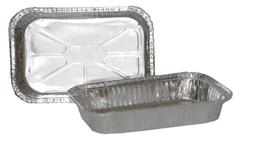 100 Un Bandeja De Alumínio Marmitex 1000Ml Com Tampa 100 Un Bandeja De Alumínio Marmitex 1000Ml Com Tampa
