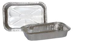 100 un Bandeja De Alumínio Marmitex 1000ml Com Tampa