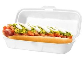100 Un Hamburgueira De Isopor, Para Hot Dog, Sanduiche, Cachorro Quente Ch004
