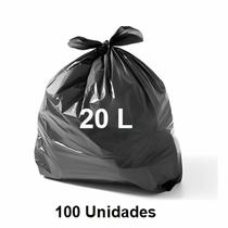 100 Un Saco De Lixo 20l Preto 100 Un Saco De Lixo 20l Preto