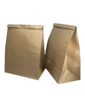 100 un saco de papel kraft pequeno sos para delivery food