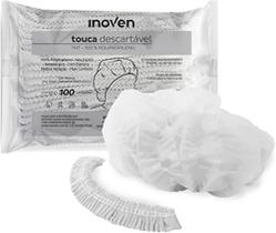 100 Un Touca Protetora Capilar Branca Inoven