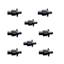 100 Uni Conector Implebrás Inicial 16mm Ponta Fina Com Porca Trava