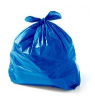 100 Uni Saco De Lixo Plástico Azul 20 Litros Banheiro, Copa