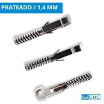 100 Unid Mola Para Conserto Haste Óculos Md 210 Peça Reposição Manutenção Ótica Reposição Metal