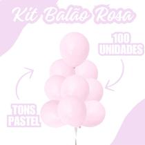 100 Unidades - Balões Bexiga Candy Colors/tons Pastel - N 9