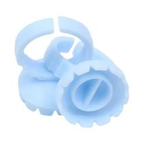 100 Unidades De Anéis Descartáveis Para Pigmento De Cílios, Suporte Para Extensão De Cílios,