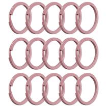 100 Unidades De Argola Italiana Rosa Bebe 28mm Para Lembrancinhas