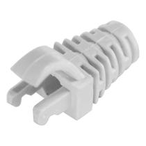 100 Unidades de Capa protetora Snap in para conector RJ45 Branco