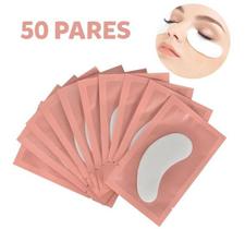 100 Unidades de Pads (50 Pares) Adesivos em Gel Protetores de Pálpebras para Extensão de Cílios - mey