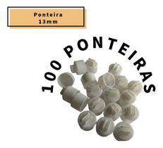 100 Unidades de Ponteira Plastica Cabeceira Acabamento Terminal de Poleiro