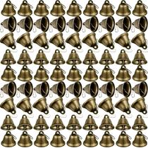 100 unidades de sinos de bronze Shimeyao, 3,8 x 4 cm com ganchos de mola 100 unidades de sinos de bronze Shimeyao, 3,8 x 4 cm com ganchos de mola