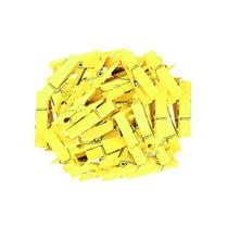 100 Unidades Mini Pregadores Amarelo 3,5 cm - Maison Du Atelier