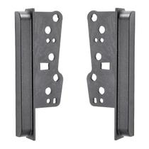 100 unidades moldura lateral 2 7" polegadas din corolla / etios / hilux / std /srv 2005/2012 - preto