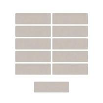 100 unidades/pacote etiquetas adesivas retangulares para arranhões, 1,9 x 0,6 polegadas