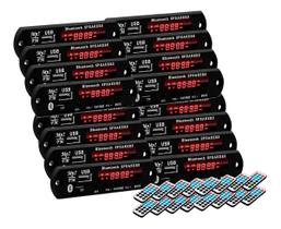 100 unidades Placas para Amplificador Módulo Bluetooth USB SD Auxiliar P2 Rádio FM