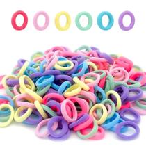 100 Unidades Xuxinha De Cabelo Rabicó Cor Pastel Penteado Infantil