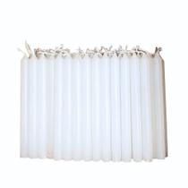 100 Velas Palito Branca Parafina Pura (13,5 cm X 1,2 cm)