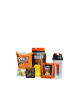 100% whey 900g pote - new millen + kit new millen + coqueteleira