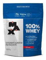 100% Whey 900g refil - Max Titanium