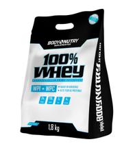 100% Whey Body Nutry - Proteína Isolada e Concentrada WPI + WPC, Alto Teor de Proteínas, Baixo em Gorduras, 24g de Proteína por Dose 1,8kg refil