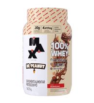 100 Whey Concentrado Dr. Peanut Sabor Bueníssimo - Pote de 900g Max Titanium