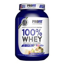 100% Whey Concentrate - 900g Chocolate Branco com Pistache - Profit 100% Whey Concentrate - 900g Chocolate Branco com Pistache - Profit