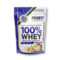 100% Whey Concentrate Protein Refil 900g Profit Labs