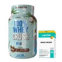 100% Whey Crush - 900g - Under Labz - S/ Lactose, Glúten + Memória - 60 Cáps - Lavitan