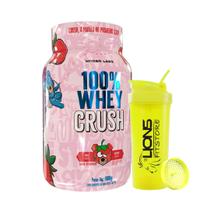 100% Whey Crush Lacfree Pote 900g - Under Labz+Coqueteleira Cores Sortidas