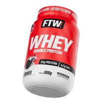 100% Whey Double Protein Pote 900g Sabor Cookies - FTW