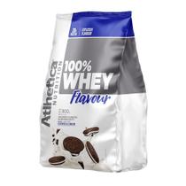 100 Whey Flavour Refil 900g Proteína do Soro do Leite, Sabor Cookies Cream, Sem Glúten