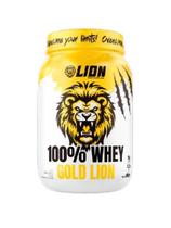 100% whey gold 900g sabor natural milk lion sports nutrition