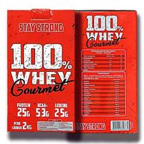 100% Whey Gourmet Stay Strong - 2kg - Lançamento