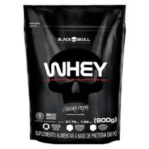 100% Whey Hd Baunilha 900G Refil - Black Skull