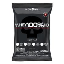100% Whey HD Cookies and Cream 900g Refil - Black Skull