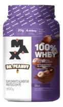 100% Whey Max Titanium X Dr. Peanut 900g - Max Titanium Dr peanut