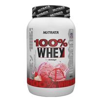 100% Whey Nutrata 900g - Morango 100% Whey Nutrata 900g - Morango